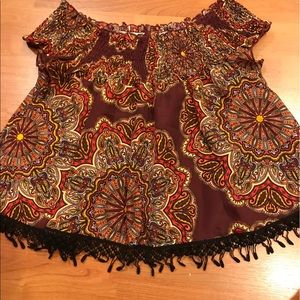 Off the shoulder top