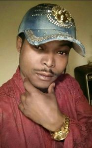 Hand design jean hat