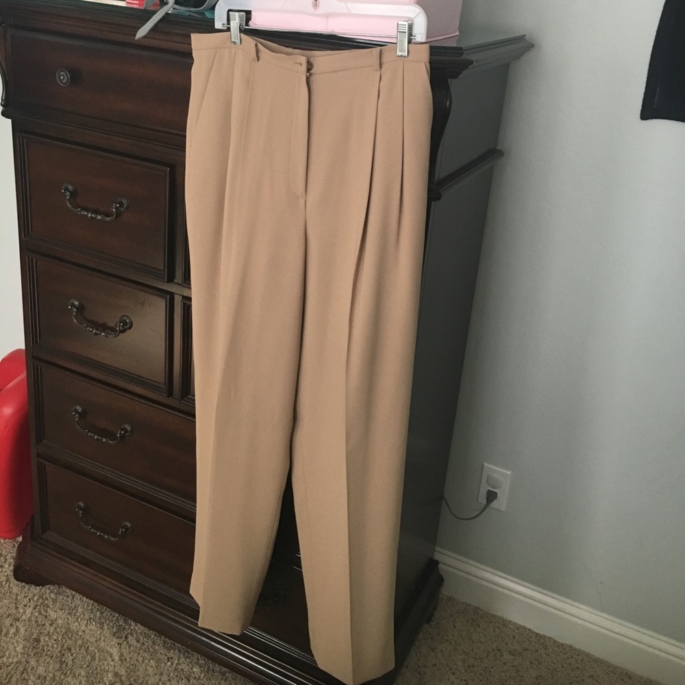 Pleated Suit Trousers