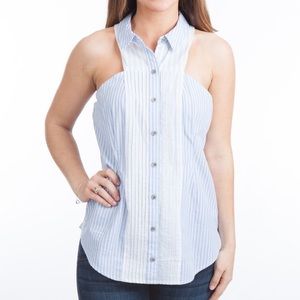 Maeve Cutout Button-up