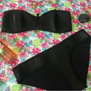 BRAND NEW TRIANGL Black Strapless Bikini