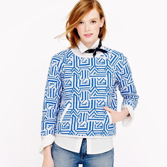 J. Crew Jackets & Blazers - 🆕Quilted Tiki Popover💙
