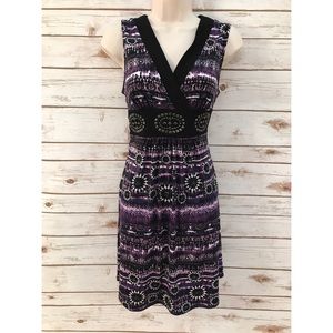 🎉NWT🎉 BCX Purple Printed Midi Dress
