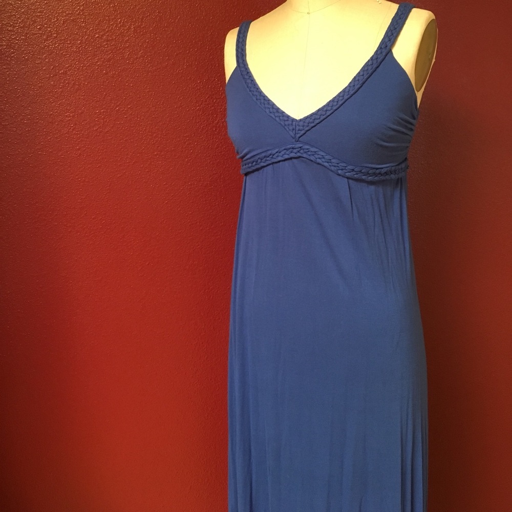 Blue maxi dress