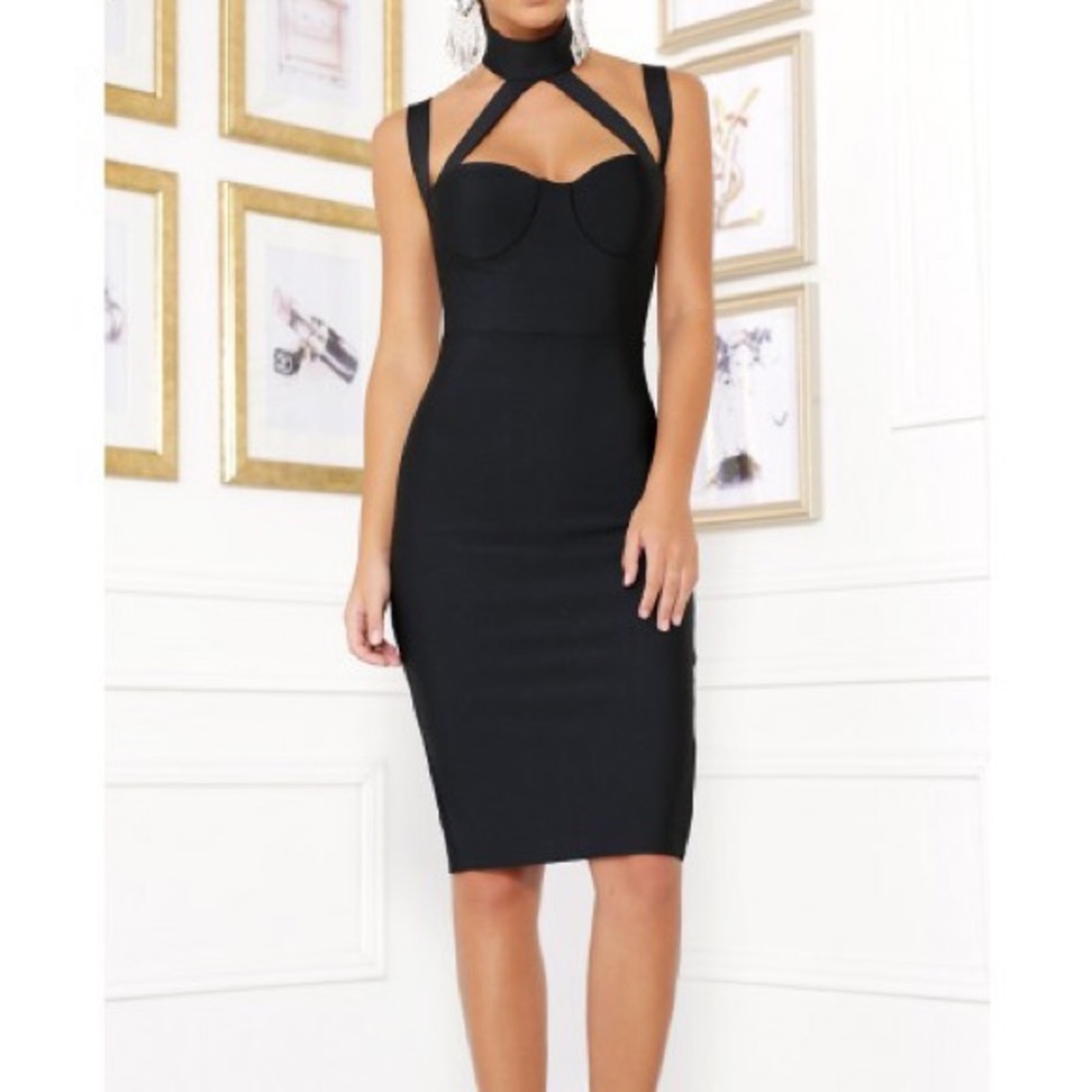 Black Bandage Bodycon