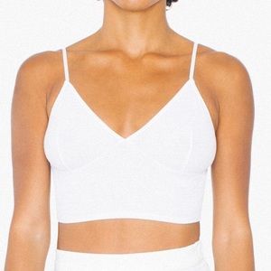 American Apparel White Bralette