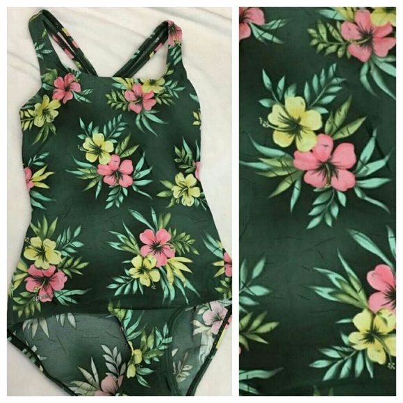Speedo Other - Speedo Hawaiian Print Racerback Swimsuit