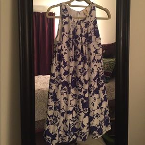 White and Purple Dress