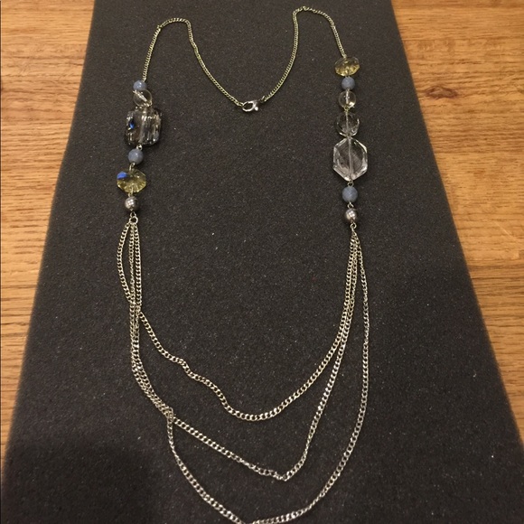 New The Limited Long Multi-Stone Necklace - Picture 1 of 3