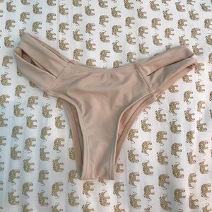 nude cheeky bikini bottoms