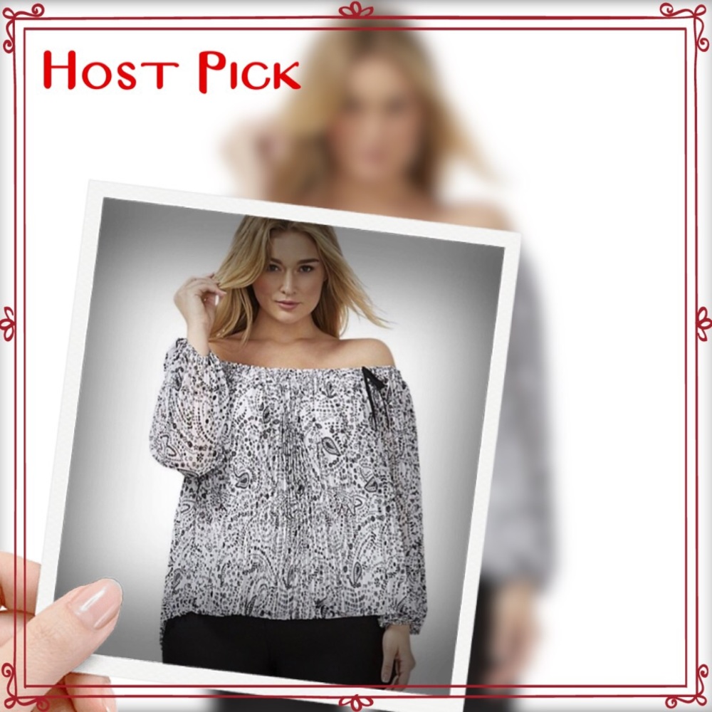 Lane Bryant Off Shoulder Blouse