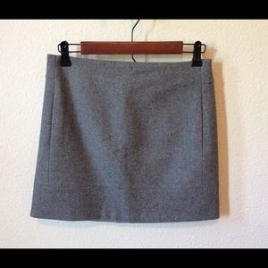 J. Crew Wool Mini Skirt