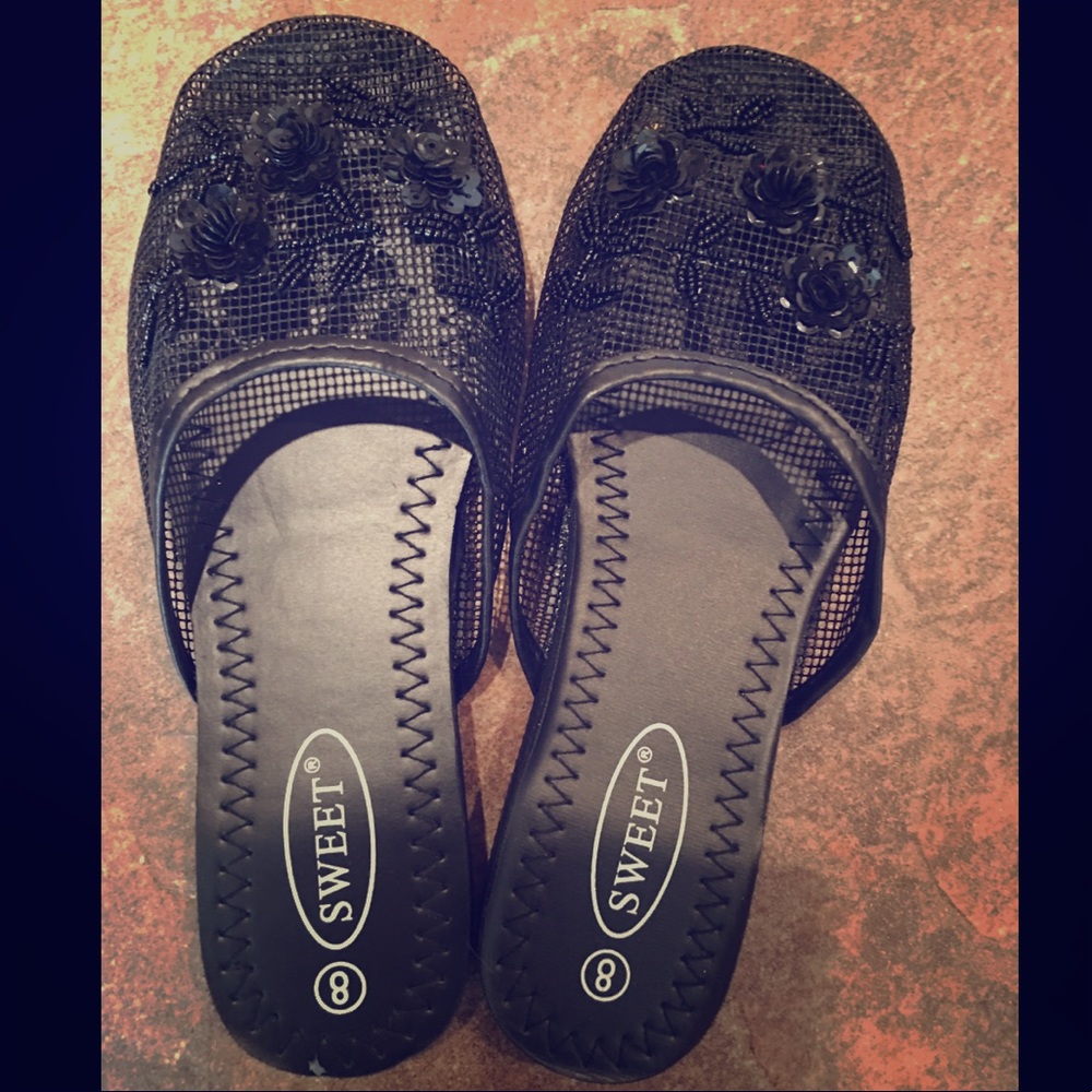 Sweet Black Flats