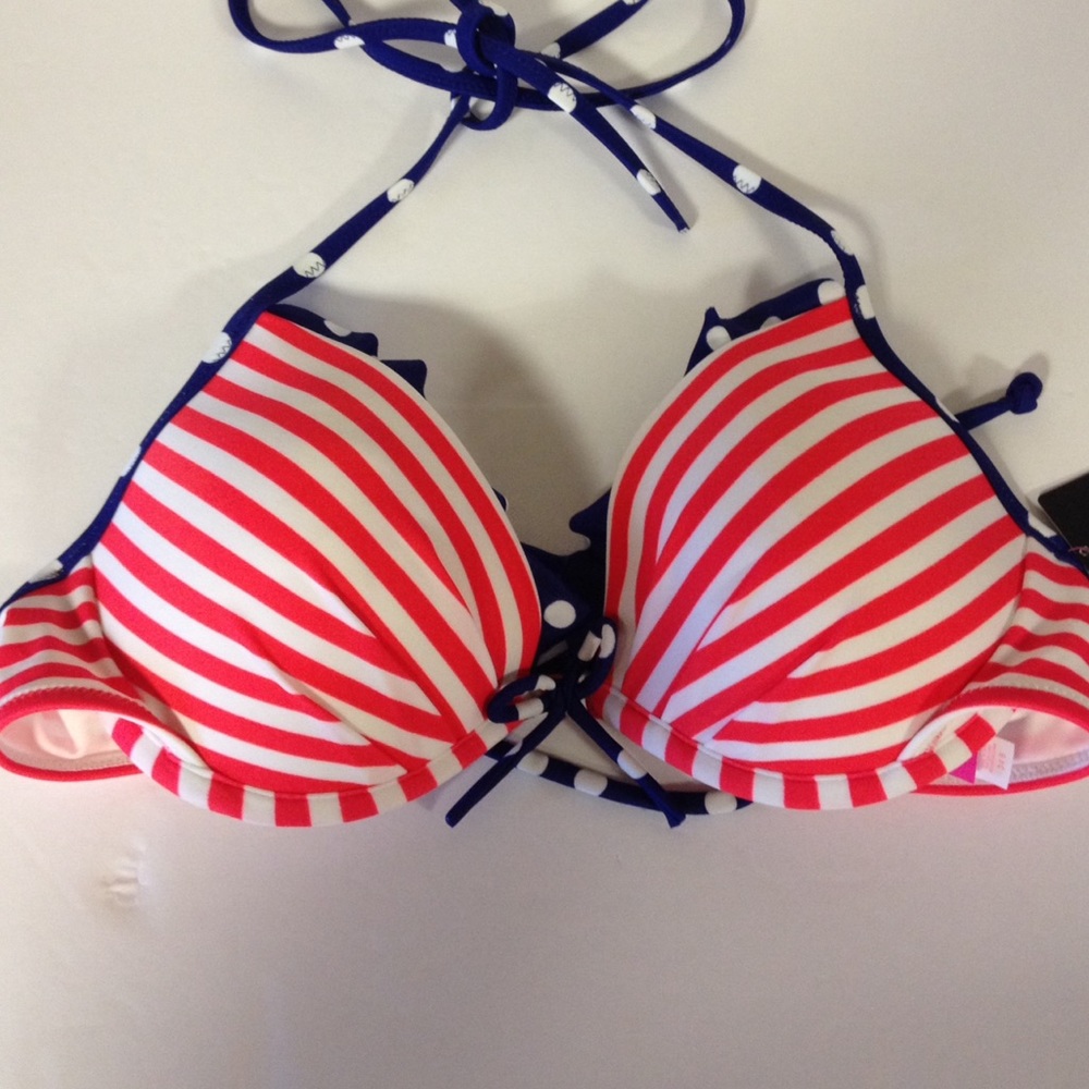 Pink Victoria's Secret swim top new tags cute sexy 34B