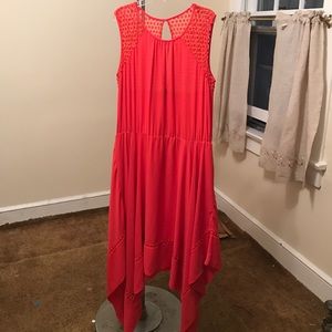BCBG Maxazria Asymmetrical Sun Dress
