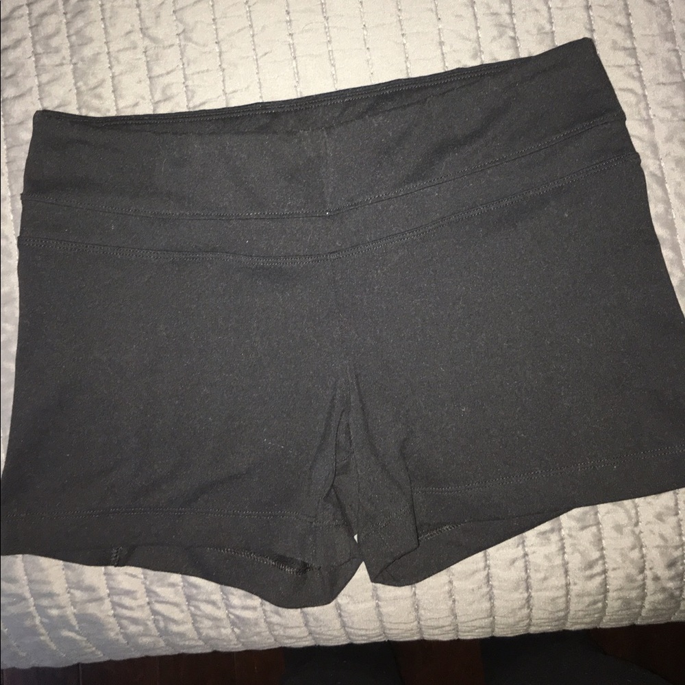 Black yoga/workout shorts