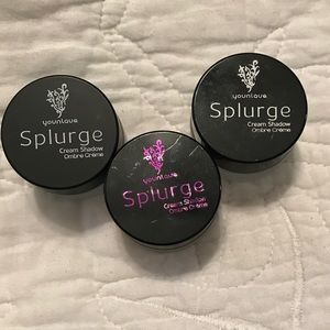 3 Younique splurge cream shadow