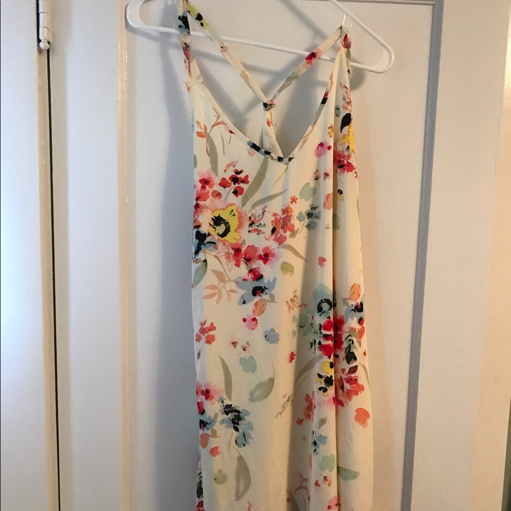 Floral High Low Dress