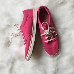 Hot Pink Size 8 Vans Low Profile sneaker