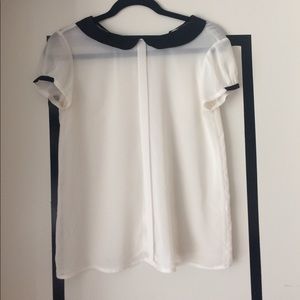 Zara Peter-pan collar blouse