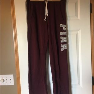 Victoria's secret pink sweatpants