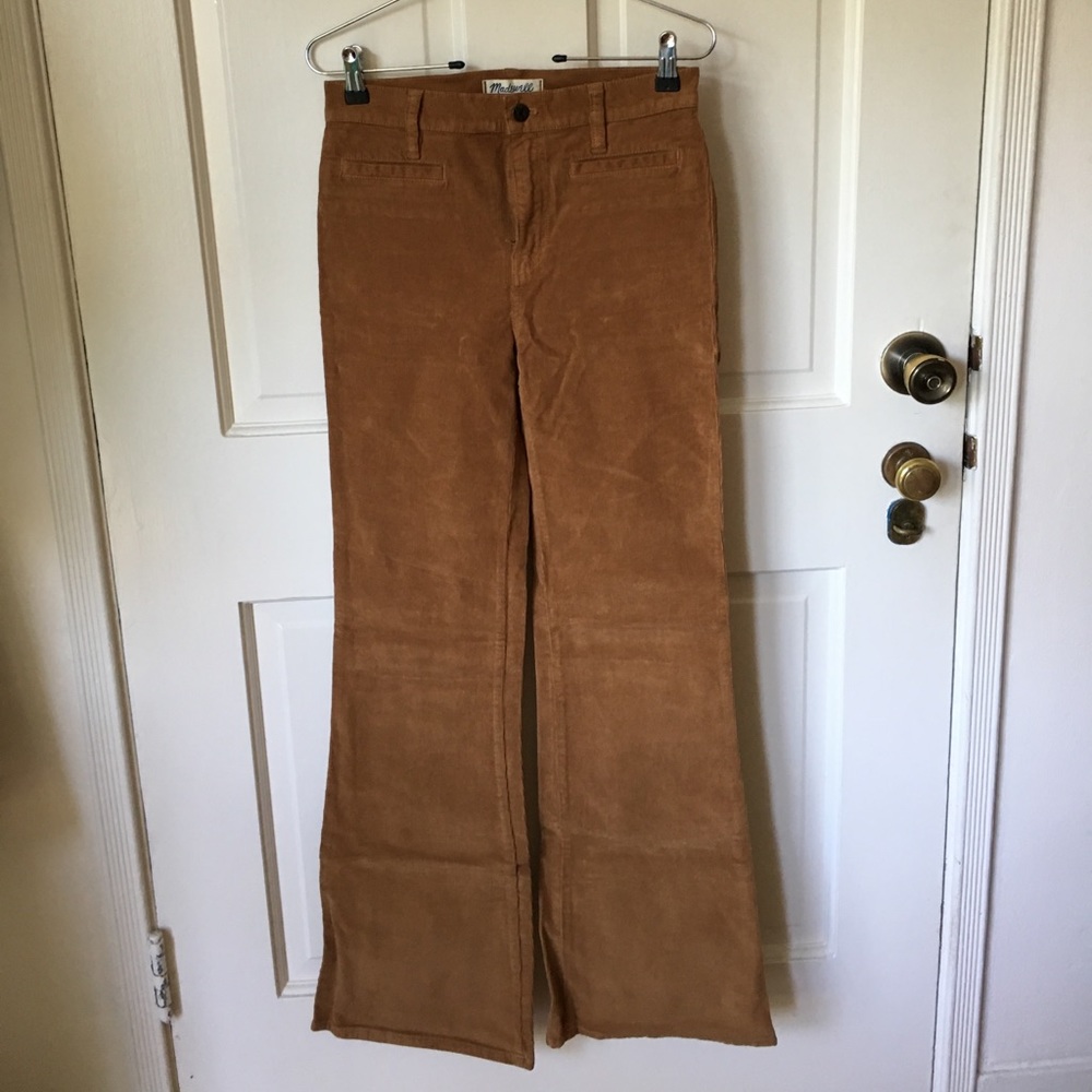 Madewell Flea Market Flare Corduroy Tan 26