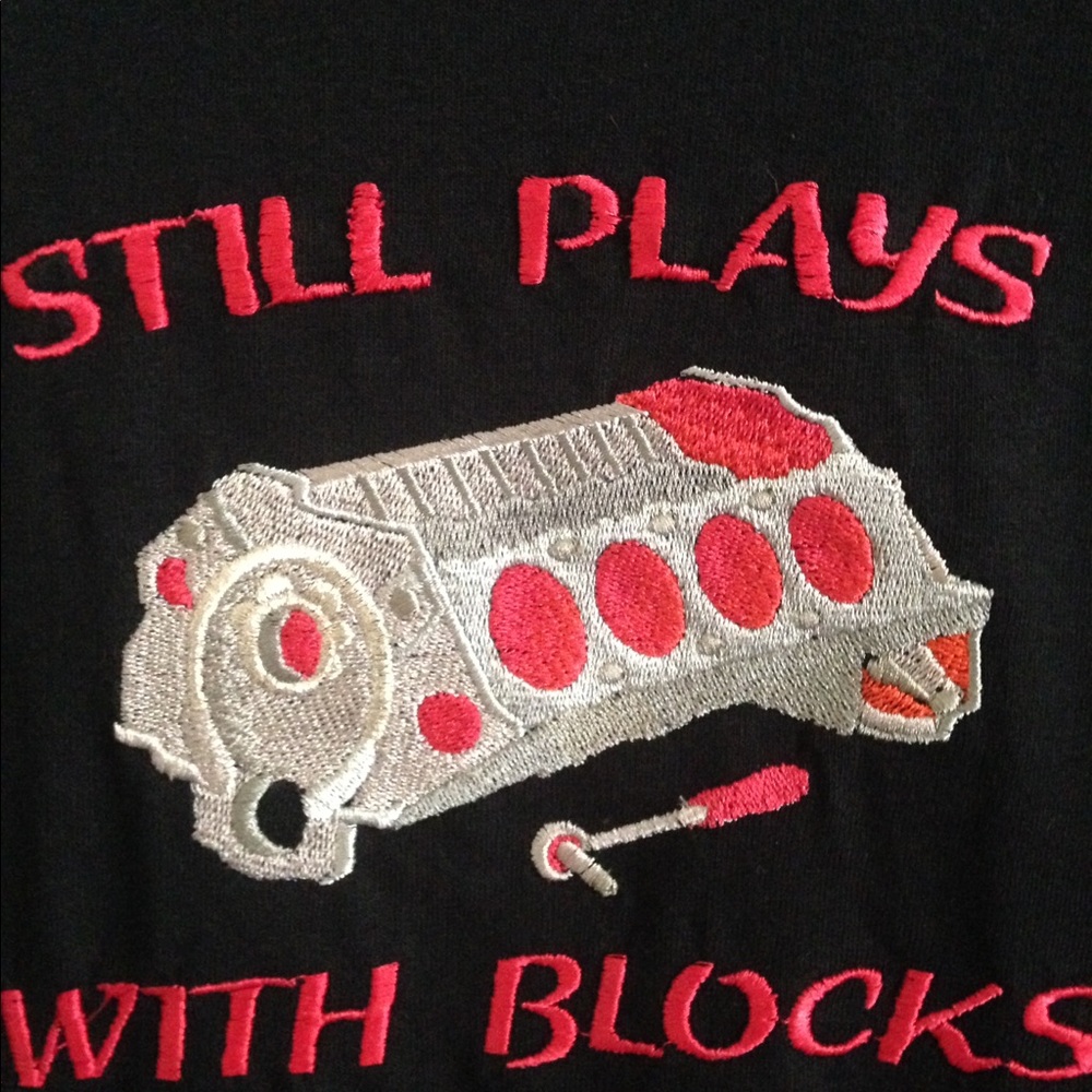 Men's Tee Shirt with funny car guy saying.