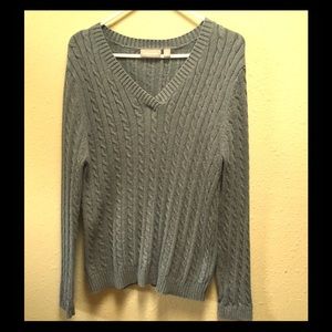 Cable knit sweater