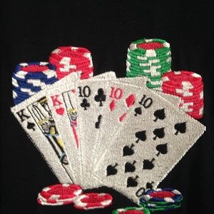 Men's Full House Poker shirt