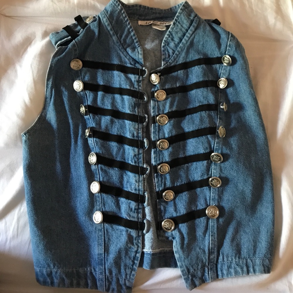 Vintage denim vest💕