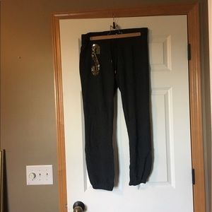 Grey banded sweatpants