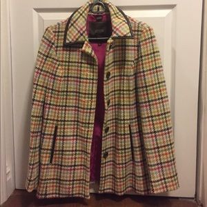 Coach tweed wool coat
