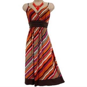 Slanted Stripes Empire Sundress summer