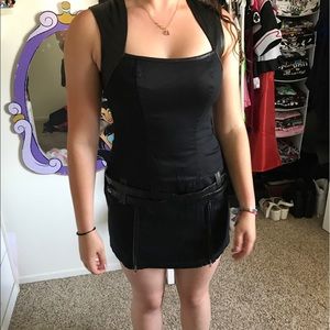 Vintage lip service thrill kill twill mini dress