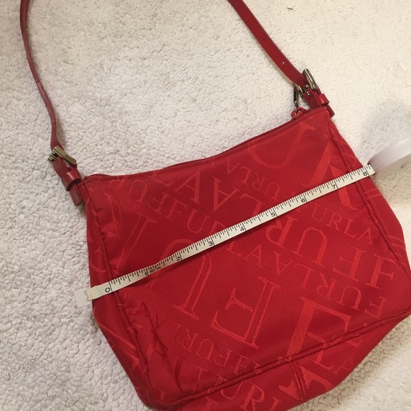 Authentic red Furla purse. Fabric. - Picture 3 of 5