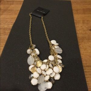 NWT The Limited White Multi Bead Necklace