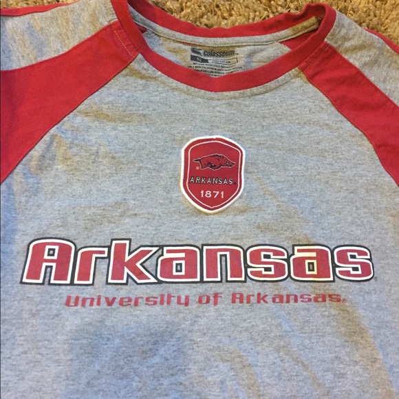 University of Arkansas Long Sleeve Tshirt - Picture 2 of 4