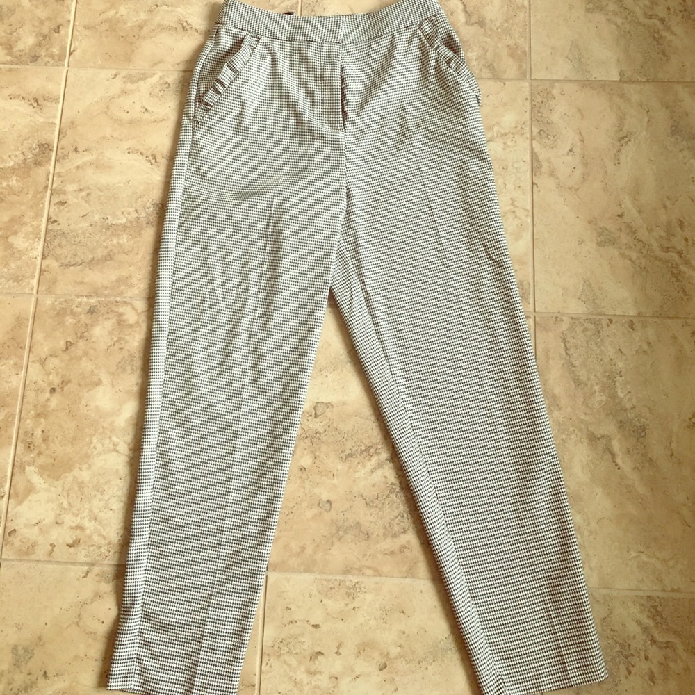 Houndstooth Topshop Cigarette Trouser