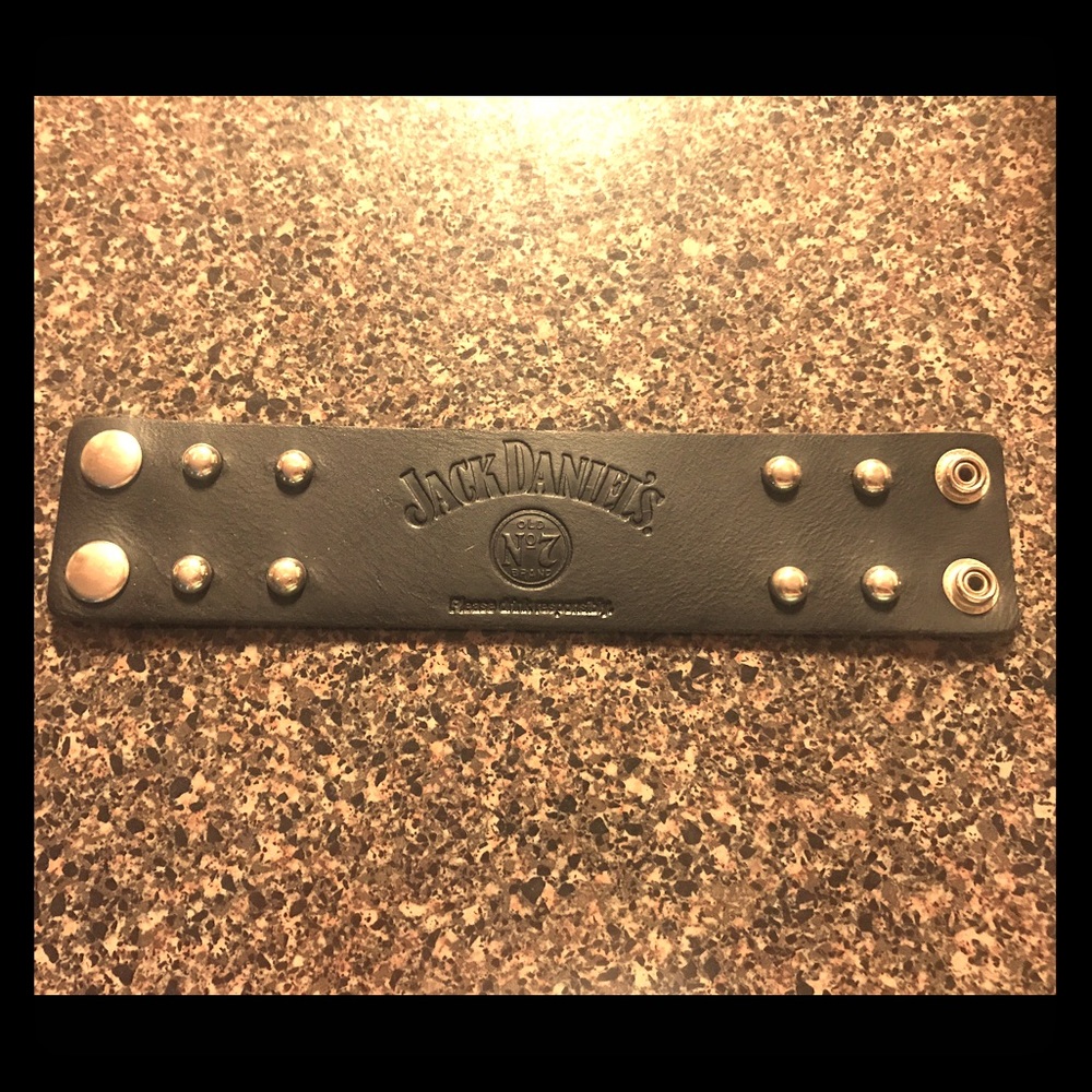 Jack Daniel's Leather Cuff