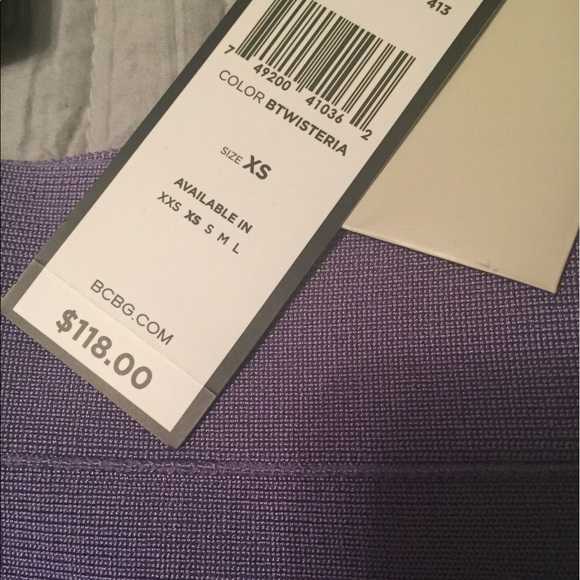 BCBG lavender body on skirt - Picture 3 of 3