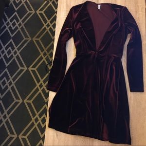 American Apparel Velvet Dress