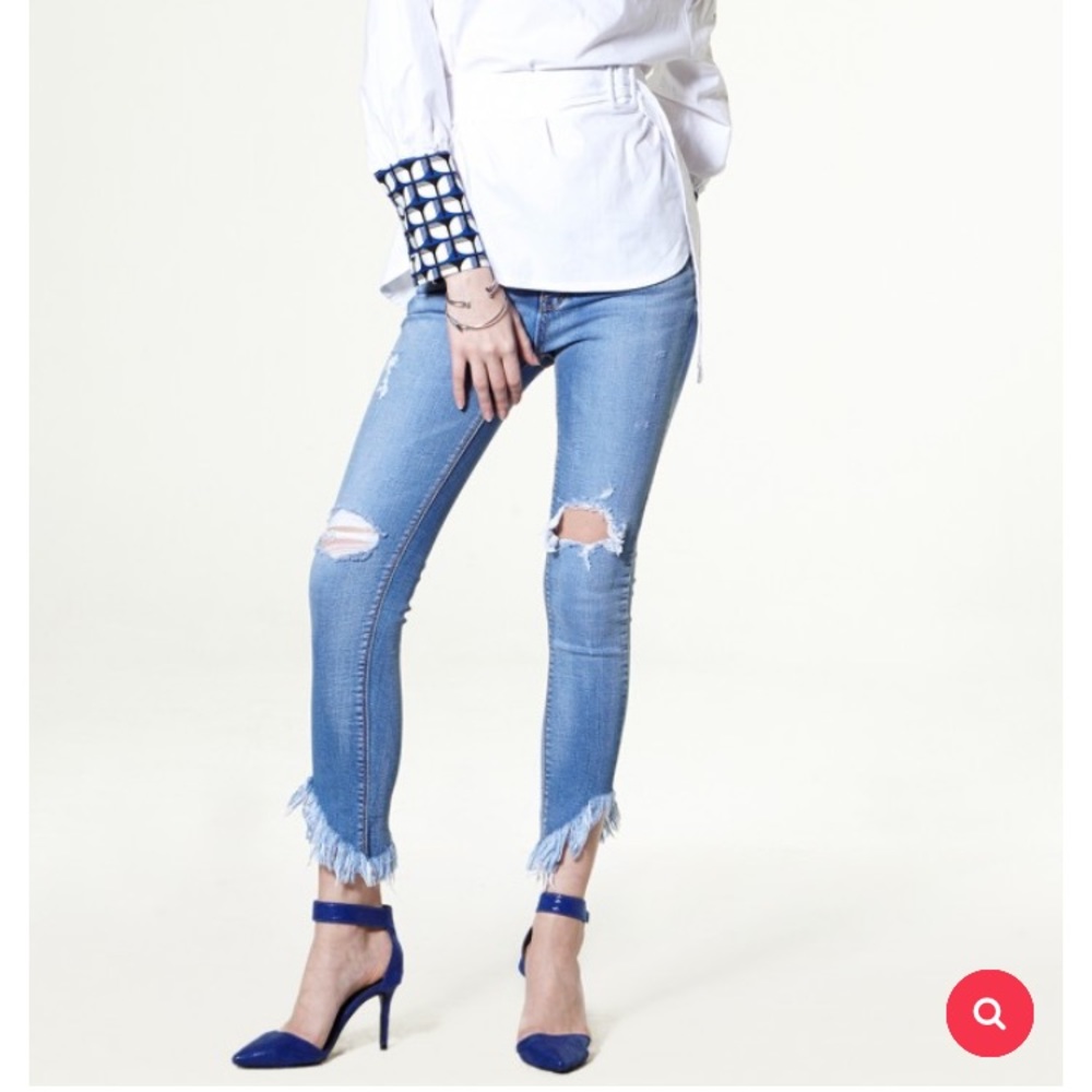 Storets frayed jeans