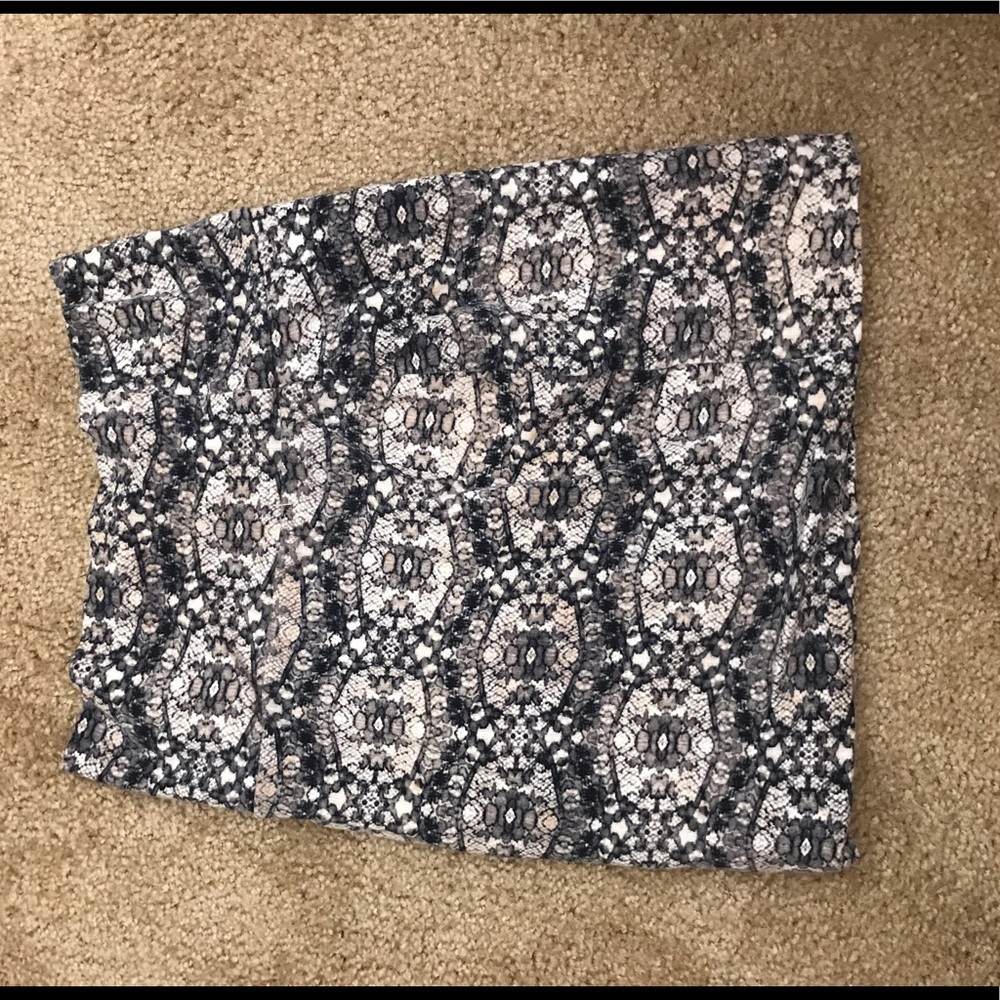 Cotton/ spandex short skirt