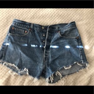 High waisted Levi's