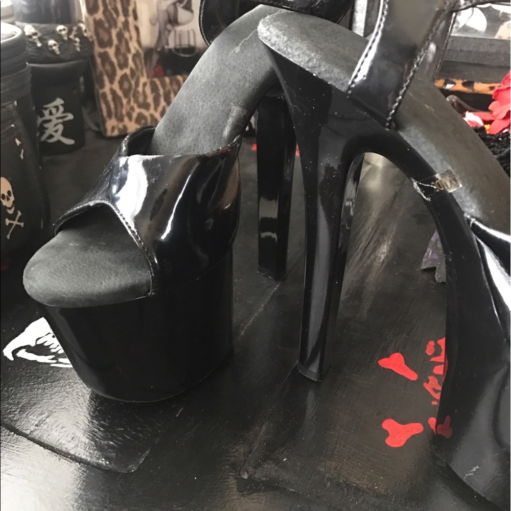 Black stilettos