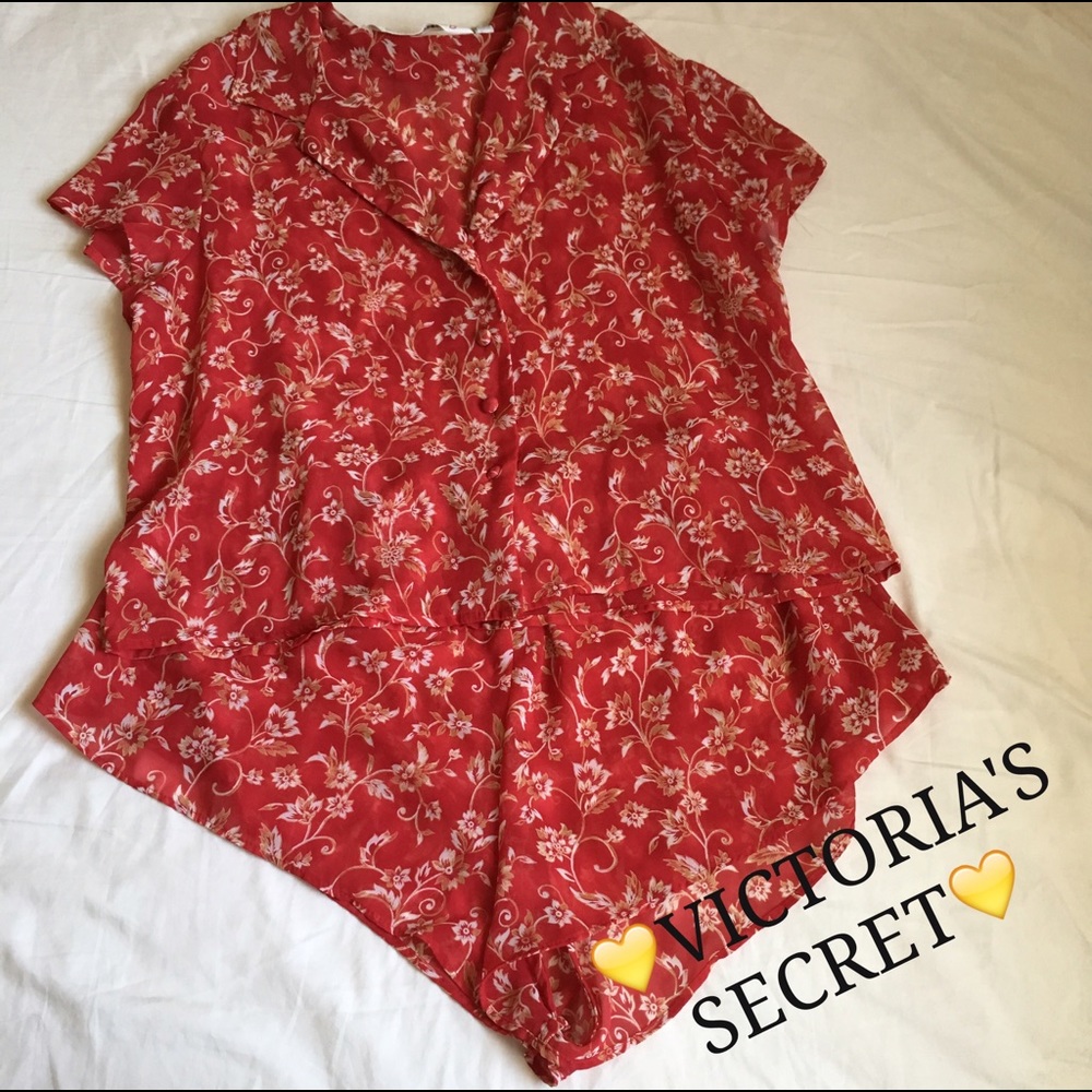 Victoria's Secret Sexy Red Bohemian Sleepwear