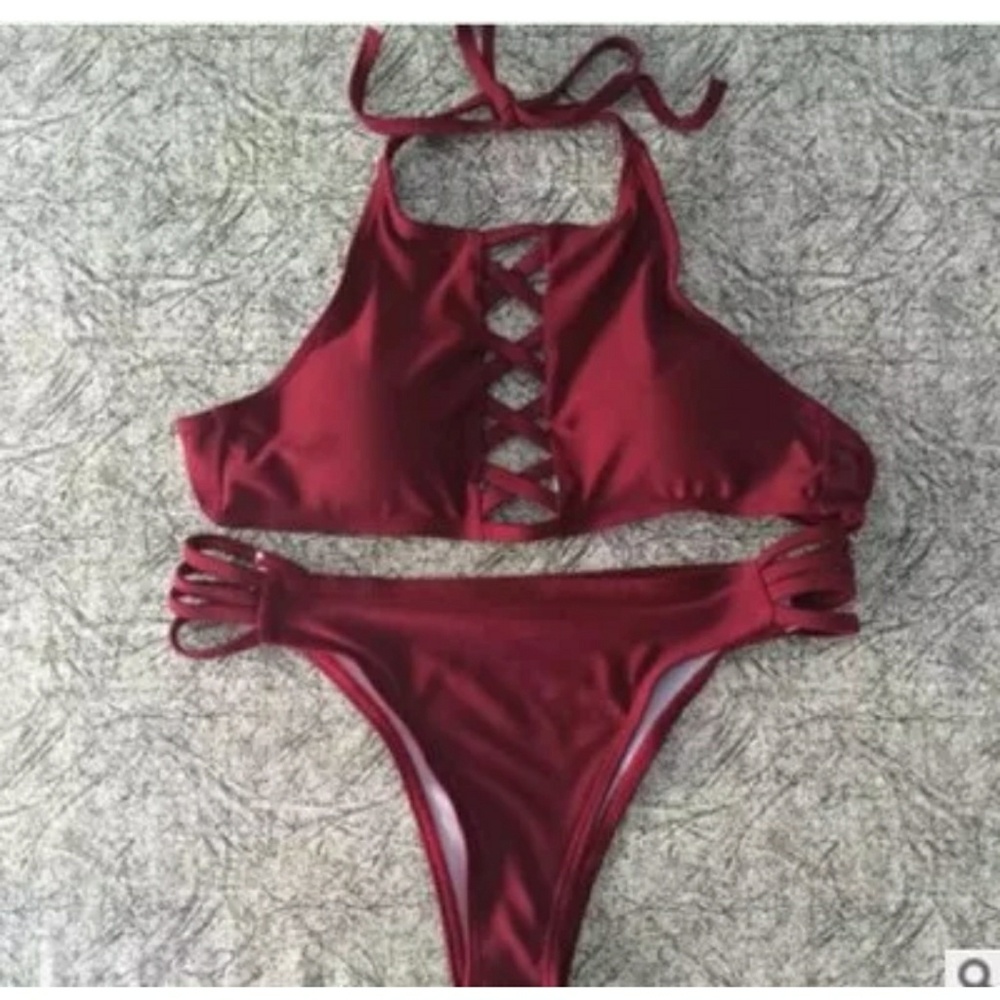 🆕Cross Front Bikini Bathing Suit - Picture 4 of 4