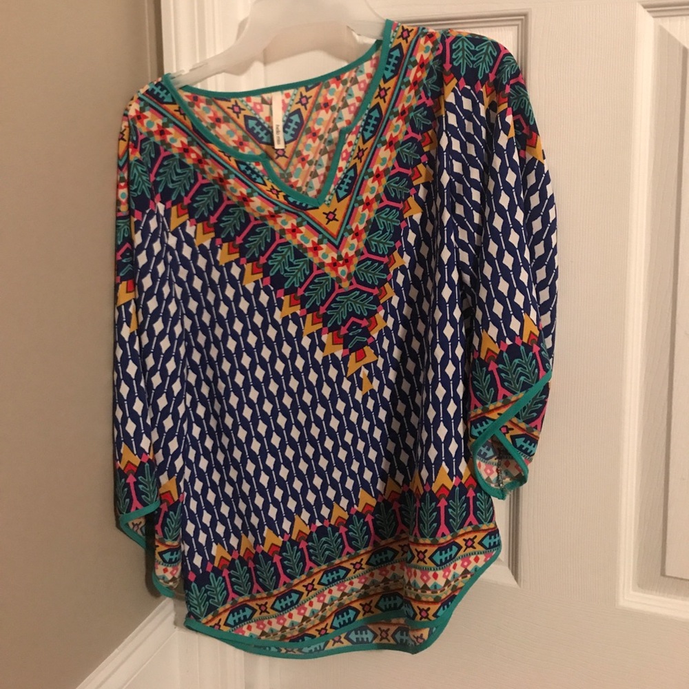 Hello miss floral blouse