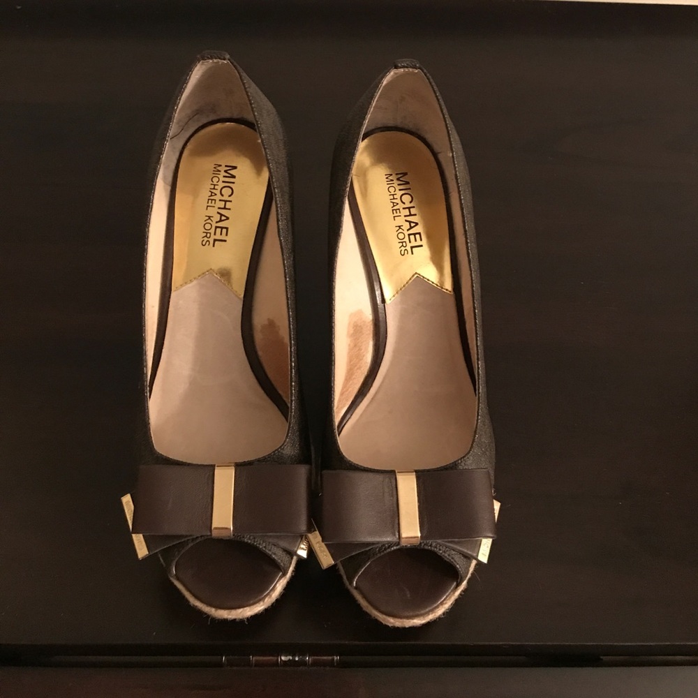 Lightly used Micheal kors wedges