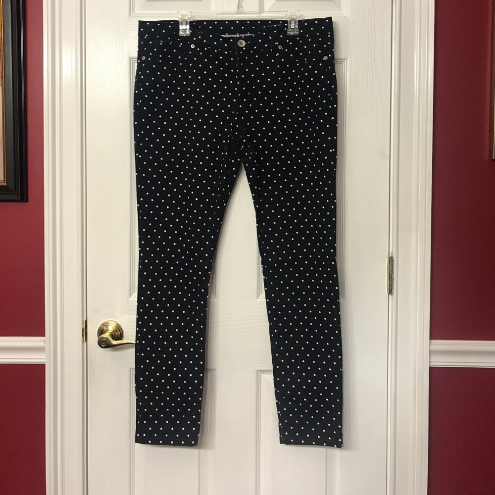 Polka dot skinny